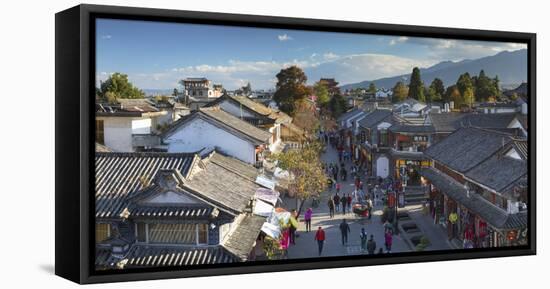 View of Dali, Yunnan, China-Ian Trower-Framed Stretched Canvas