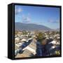 View of Dali, Yunnan, China-Ian Trower-Framed Stretched Canvas