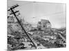 View of Damage after Landslide-null-Mounted Photographic Print