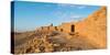 View of damaged fort, Masada, Israel-null-Stretched Canvas