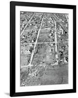 View of Damaged Landscape due to Tornado-null-Framed Photographic Print