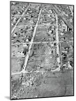 View of Damaged Landscape due to Tornado-null-Mounted Photographic Print