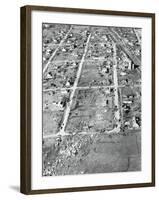 View of Damaged Landscape due to Tornado-null-Framed Photographic Print