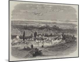 View of Damascus from the Hill of Salahiyeh-Richard Principal Leitch-Mounted Giclee Print