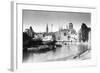 View of Danzig from River, 1939-null-Framed Photographic Print