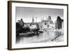 View of Danzig from River, 1939-null-Framed Photographic Print