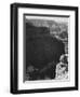 View Of Darkly Shadowed Canyon At Left & Center From South Rim 1941 Grand Canyon NP Arizona  1941-Ansel Adams-Framed Art Print