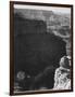 View Of Darkly Shadowed Canyon At Left & Center From South Rim 1941 Grand Canyon NP Arizona  1941-Ansel Adams-Framed Art Print