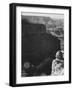 View Of Darkly Shadowed Canyon At Left & Center From South Rim 1941 Grand Canyon NP Arizona  1941-Ansel Adams-Framed Art Print