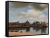 View of Delft, 1660-1661, by Johannes Vermeer, 1632-1675, Dutch painting,-Johannes Vermeer-Framed Stretched Canvas