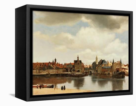 View of Delft, about 1660-Johannes Vermeer-Framed Stretched Canvas