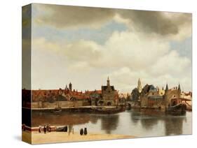 View of Delft, about 1660-Johannes Vermeer-Stretched Canvas