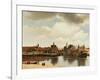 View of Delft, about 1660-Johannes Vermeer-Framed Giclee Print