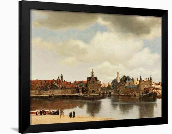 View of Delft, about 1660-Johannes Vermeer-Framed Giclee Print