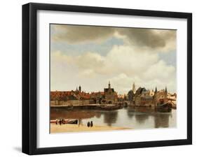 View of Delft, about 1660-Johannes Vermeer-Framed Giclee Print