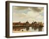 View of Delft, about 1660-Johannes Vermeer-Framed Premium Giclee Print