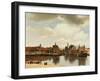 View of Delft, about 1660-Johannes Vermeer-Framed Premium Giclee Print