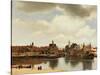 View of Delft, about 1660-Johannes Vermeer-Stretched Canvas