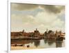 View of Delft, about 1660-Johannes Vermeer-Framed Giclee Print