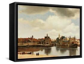 View of Delft, about 1660-Johannes Vermeer-Framed Stretched Canvas