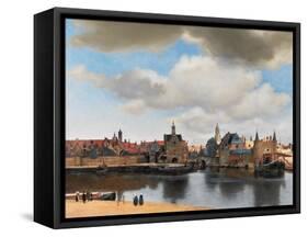 View of Delft, C.1660-61-Johannes Vermeer-Framed Stretched Canvas