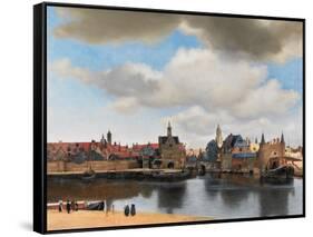 View of Delft, C.1660-61-Johannes Vermeer-Framed Stretched Canvas