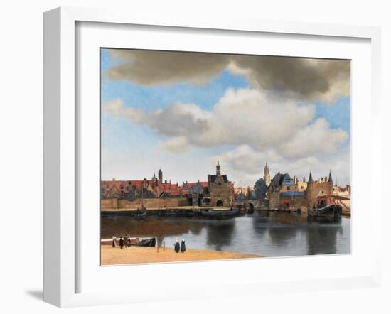 View of Delft, C.1660-61-Johannes Vermeer-Framed Giclee Print