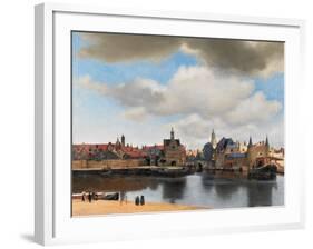 View of Delft, C.1660-61-Johannes Vermeer-Framed Giclee Print