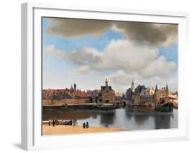 View of Delft, C.1660-61-Johannes Vermeer-Framed Giclee Print