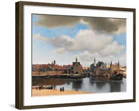 View of Delft, C.1660-61-Johannes Vermeer-Framed Giclee Print