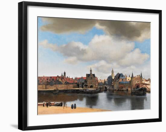 View of Delft, C.1660-61-Johannes Vermeer-Framed Giclee Print