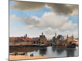 View of Delft, C.1660-61-Johannes Vermeer-Mounted Giclee Print