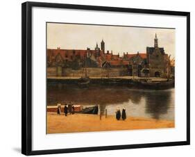 View of Delft, c.1660-61-Johannes Vermeer-Framed Giclee Print