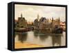 View of Delft, c.1660-61-Johannes Vermeer-Framed Stretched Canvas