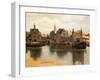 View of Delft, c.1660-61-Johannes Vermeer-Framed Giclee Print