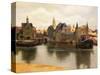 View of Delft, c.1660-61-Johannes Vermeer-Stretched Canvas