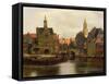 View of Delft c.1660-61-Johannes Vermeer-Framed Stretched Canvas