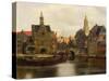 View of Delft c.1660-61-Johannes Vermeer-Stretched Canvas