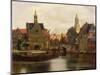 View of Delft c.1660-61-Johannes Vermeer-Mounted Giclee Print