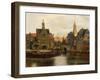 View of Delft c.1660-61-Johannes Vermeer-Framed Giclee Print