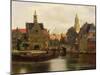 View of Delft c.1660-61-Johannes Vermeer-Mounted Giclee Print