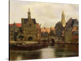 View of Delft c.1660-61-Johannes Vermeer-Stretched Canvas