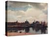 'View of Delft from the Rotterdam Canal', 1660-61, (1912)-Jan Vermeer-Stretched Canvas