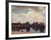 'View of Delft from the Rotterdam Canal', 1660-61, (1912)-Jan Vermeer-Framed Giclee Print