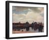 'View of Delft from the Rotterdam Canal', 1660-61, (1912)-Jan Vermeer-Framed Giclee Print