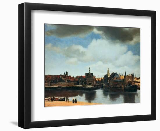 View of Delft, Netherlands, after the Fire, C1658-Johannes Vermeer-Framed Giclee Print