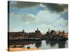 View of Delft, Netherlands, after the Fire, C1658-Johannes Vermeer-Stretched Canvas