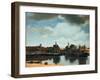 View of Delft, Netherlands, after the Fire, C1658-Johannes Vermeer-Framed Giclee Print