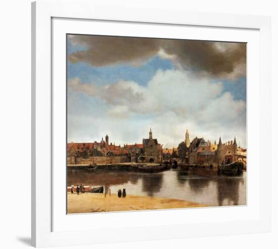 View of Delft-Johannes Vermeer-Framed Giclee Print