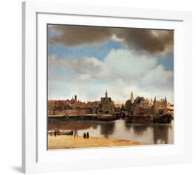 View of Delft-Johannes Vermeer-Framed Giclee Print